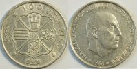 Spanien 100 Pesetas Franco Gedenkmünze