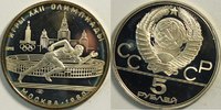 Russland 5 Rubel Olympiade Moskau 1980 Münzstätte Leningrad