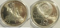 Russland 10 Rubel Olympiade Moskau 1980 Münzstätte Leningrad