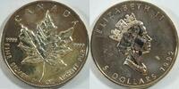 Kanada 5 $ Maple Leaf 1 Unze Feinsilber -