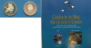 Kanada 2 x 25 Cent Silber Blaufink und Schneehuhn -
