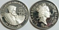 Cook Inseln 50 $ 500 Jahre Amerika -