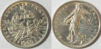 Frankreich 5 FrancsSilber Med. Kursmünze
