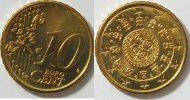 Portugal 10 Cent 2002 vz 1,50 EUR Differenzbesteuert nach §25a UStG zzgl. 5,90 EUR Versand