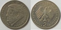 Bundesrepublik Deutschland 2 DM Franz Josef Strauss