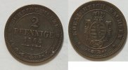 Sachsen Meiningen 2 Pfennig
