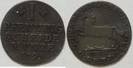 Braunschweig Wolfenbüttel 1 PF Karl Wilhelm Ferdinand 1780-1806