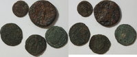 Antike diverse Lot von 5 verschiedenen unbestimmten Stücken