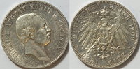 Sachsen 3 Mark 3 Mark Kursmünze Sachsen 1909