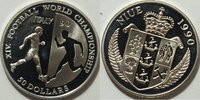Niue 50 $ Fußball WM 1990 -