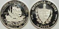 Kuba 10 Peso Correo Maritimo del Estado -