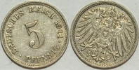Kaiserreich 5 Pf 1911 D ss 1,00 EUR Differenzbesteuert nach §25a UStG zzgl. 5,90 EUR Versand