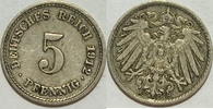 Kaiserreich 5 Pf 1912 F ss 1,00 EUR Differenzbesteuert nach §25a UStG zzgl. 5,90 EUR Versand