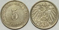 Kaiserreich 5 Pf 1913 E ss 1,00 EUR Differenzbesteuert nach §25a UStG zzgl. 5,90 EUR Versand