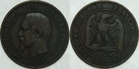 10 Centimes 1855 BB Frankreich  ss