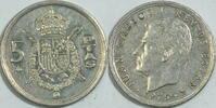 Spanien 5 Pesetas 1979 vz 2,50 EUR Differenzbesteuert nach §25a UStG zzgl. 5,90 EUR Versand