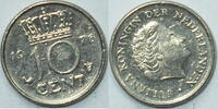 Niederlande 10 Cent 1976 vz-st 1,00 EUR Differenzbesteuert nach §25a UStG zzgl. 5,90 EUR Versand
