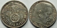 3. Reich 5 RM 1937 D ss-vz 22,50 EUR Differenzbesteuert nach §25a UStG zzgl. 5,90 EUR Versand