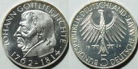 5 DM 1964 BRD Fichte PP