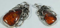 Anh&auml;nger  Bernstein Anh&auml;nger .925 Sterling Silber leichte Tragespuren 69,00 EUR  zzgl. 5,90 EUR Versand