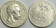 Preußen 2 Mark Wilhelm II -