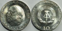 10 Mark 1967 DDR Kollwitz vz-st, bfr