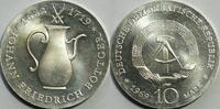 10 Mark 1967 DDR Böttger vz-st, bfr