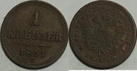 1 Kreuzer 1851 E Österreich / Ungarn  ss