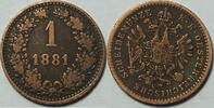Österreich 1 Kreuzer Franz Joseph I. (1848-1916) -