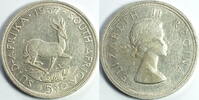 Südafrika 5 Shilling Springbock -