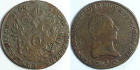 Österreich 6 Kreuzer Franz II -