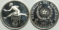 150 Guaranies 1972 Paraguay Olympiade München Hürdenlauf PP