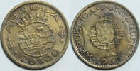 Portugal Angola 20 Escudos Silber -
