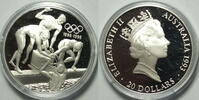 5 $ 2000 Australien Olympische Sydney 2000  Schwimmen PP gekapselt mit  MDM Zertifikat