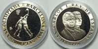 2000 Pesetas 1990 Spanien Olympische Spiele Barcelona 1992 Basketball PP gekapselt mit  MDM Zertifikat