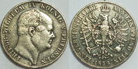 1 Taler 1859 Preußen Friedrich Wilhelm IV. (1840-1861) ss Henkelspur