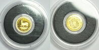 Gabun 1000 Francs 2012 Springbock PP gekapselt mit Zertifikat