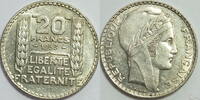 20 Francs 1933 Frankreich  vz