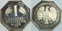 20,2 Gramm Silber 1988 Deutschland 40 Jahre Deutsche Mark PP leicht angelaufen berührt