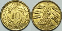 10 Reichspfennig 1933 J Weimar  st