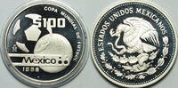 Mexico 100 Pesos Fußball Weltmeisterschaft 1986 -