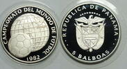 Panama 5 Balboa Fußball Weltmeisterschaft 1982 -