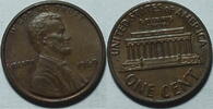 USA 1 Cent 1969 vz 1,20 EUR  zzgl. 5,90 EUR Versand
