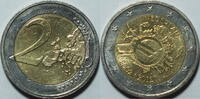 Niederlande 2 € 2012 10 Jahre Euro bfr, vz-st 4,90 EUR  zzgl. 5,90 EUR Versand