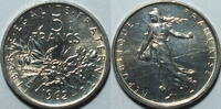 Frankreich 5 Francs 1962 vz 13,95 EUR  zzgl. 5,90 EUR Versand