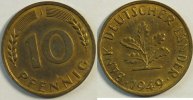 BRD 10 Pf Bank deutscher Länder