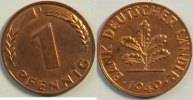 BRD 1 Pf Bank deutscher Länder