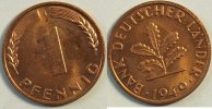 BRD 1 Pf Bank deutscher Länder