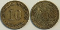Kaiserreich Deutsches Reich 10 Pfennig -