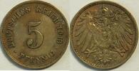 Kaiserreich 5 Reichspfennig -
